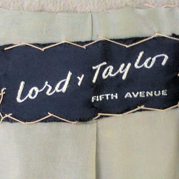 60's cashmere and silk Lord and Taylor Seymour Fox cropped Jacket small/medium - Picture 4 of 5